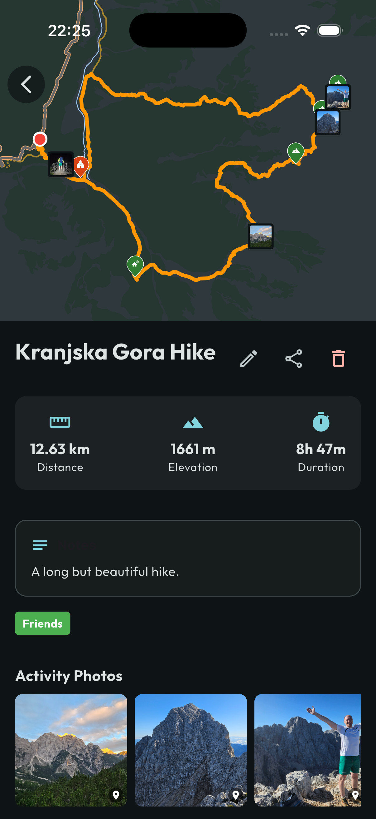 Spomyn GPX Track View